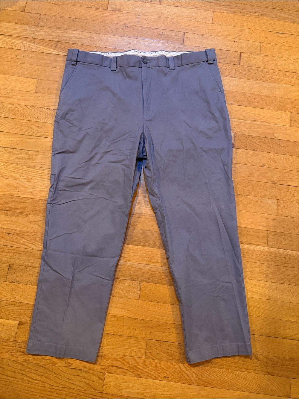 Men's Straight Fit Pants Gray 46x30 NWT